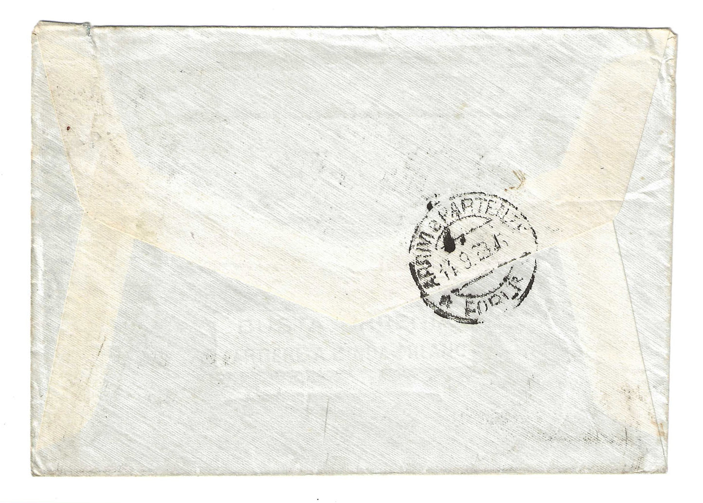 1929 Regno d'Italia Busta per Forlì con francobollo 50 + 10 c. serie Fondazione Abbazia di Montecassino