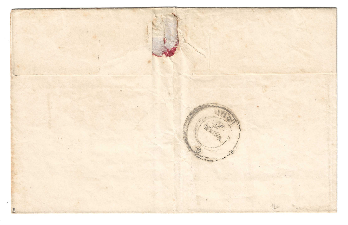 1851 Regno di Sardegna - Piego da ARONA ad Orta con francobollo da 20 c. azzurro I emissione