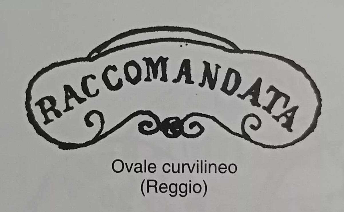 1852 Modena - Frontespizio con coppia 10 cent. e annullo curvilineo raccomandata