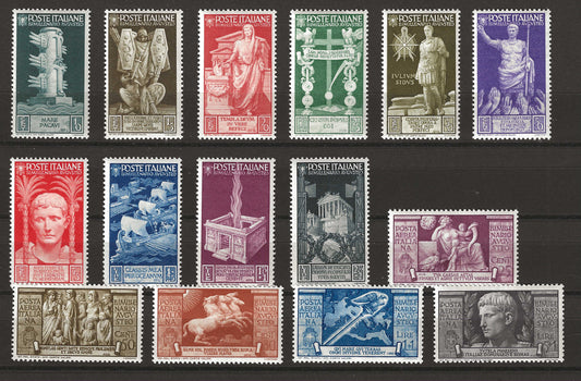 1923 Regno d'Italia - Serie completa francobolli Anniversario Marcia su Roma usata
