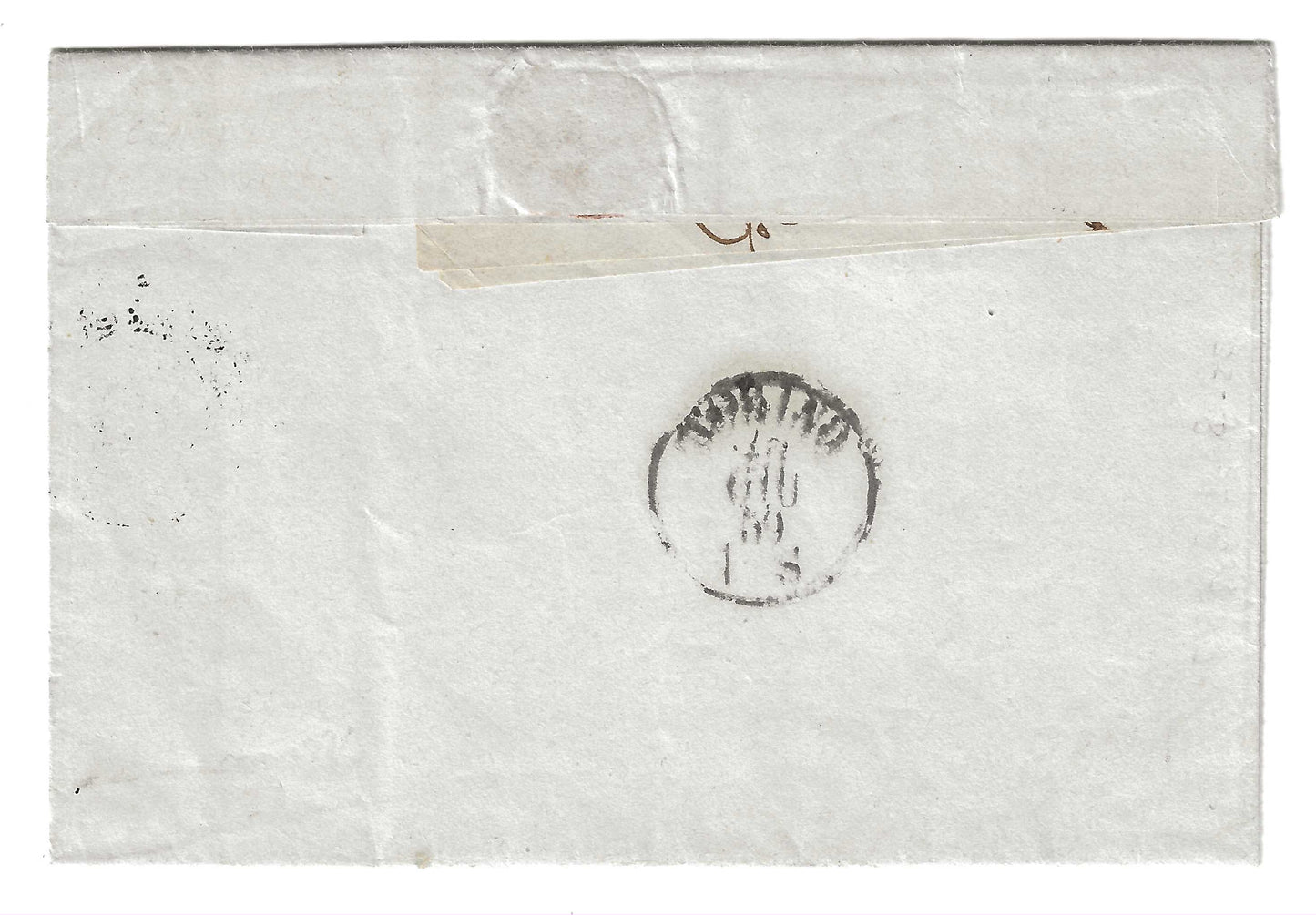 1860 Regno di Sardegna - Piego di lettera da CENTALLO a Torino con 20 c. IV emissione