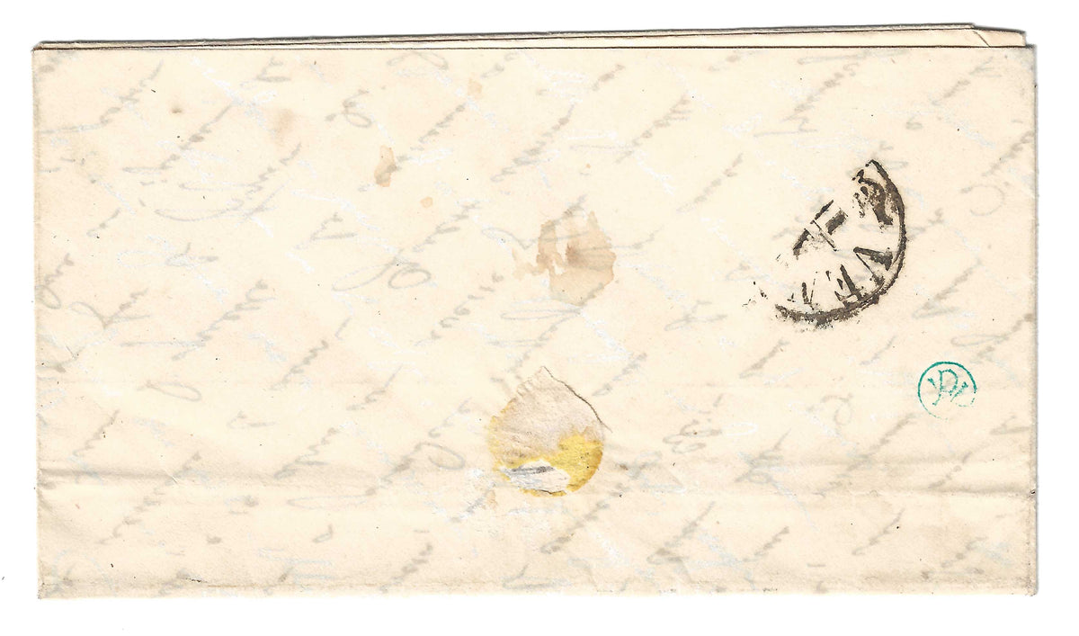 1854 Lombardo Veneto - Coppia francobolli da 15 c. I emissione tipo III annullo di Legnago