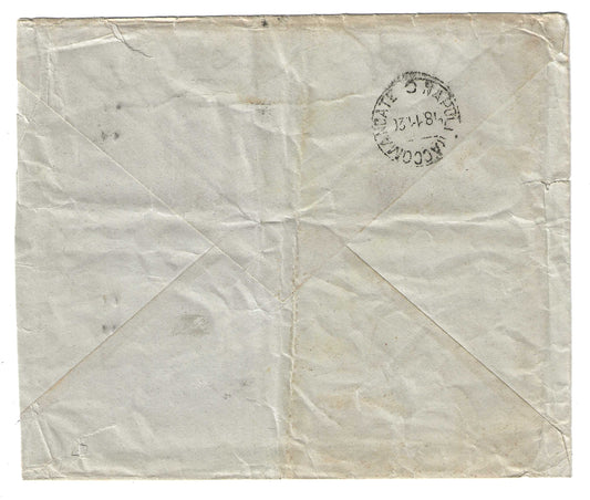 1928 Regno d'Italia busta per Napoli con 1,25 l. Giubileo del Re dentellatura 11