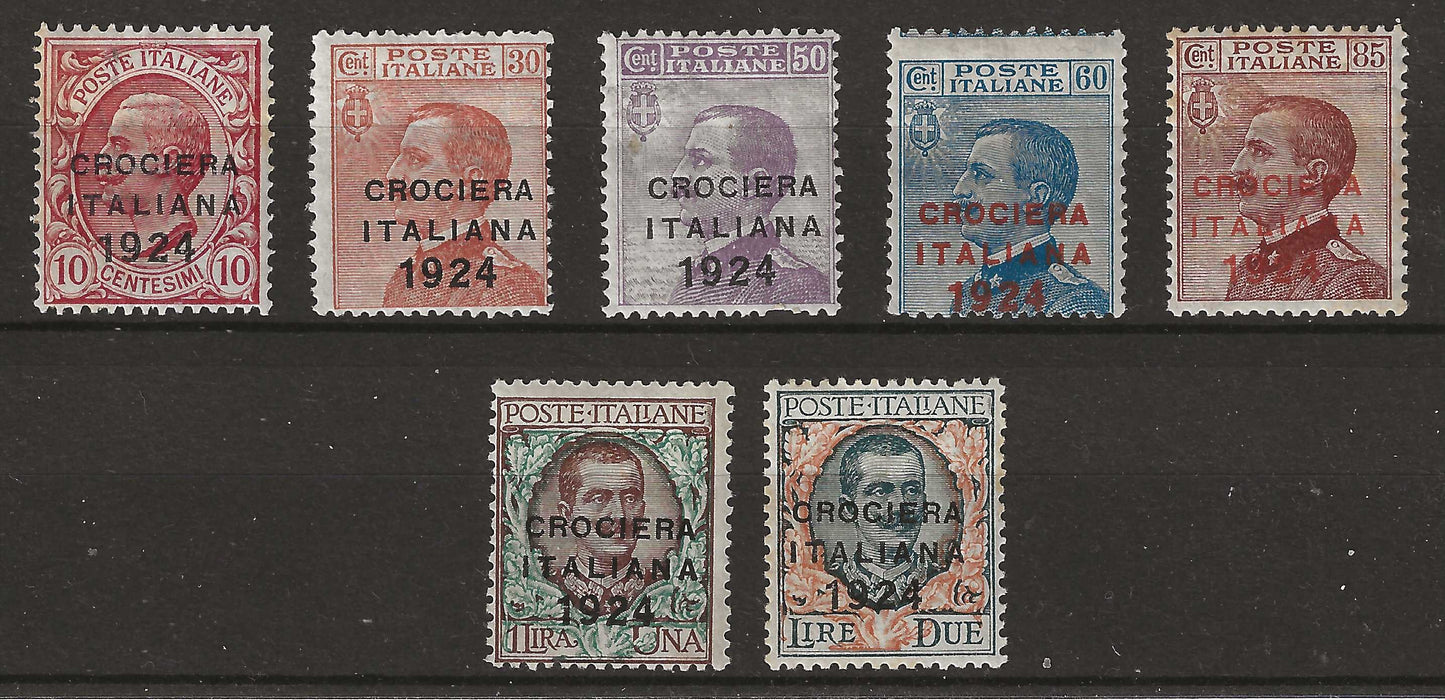 1924 Regno d'Italia - Serie completa francobolli Crociera Italiana dell'America Latina MNH**