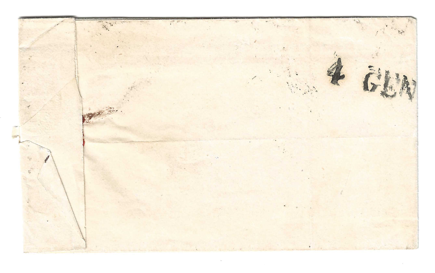 1851 Regno di Sardegna - Piego di lettera da SAVIGLIANO a Torino con francobollo da 20 c. I emissione