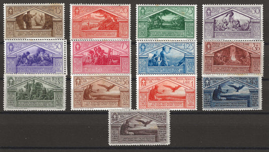 1930 Regno d'Italia - Serie completa francobolli Bimillenario nascita Virgilio MH*/MNH**