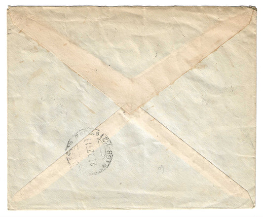 1925 Regno d'Italia Busta raccomandata per l'Olanda con francobolli della serie Anno Santo