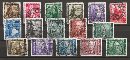 1938 Regno d'Italia - Proclamazione dell'Impero serie completa usata