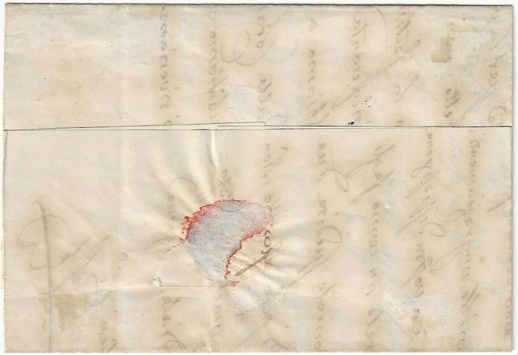 1852 Antichi Stati (Modena) Lettera per Desenzano con 25 c. camoscio (Sass. 4a)