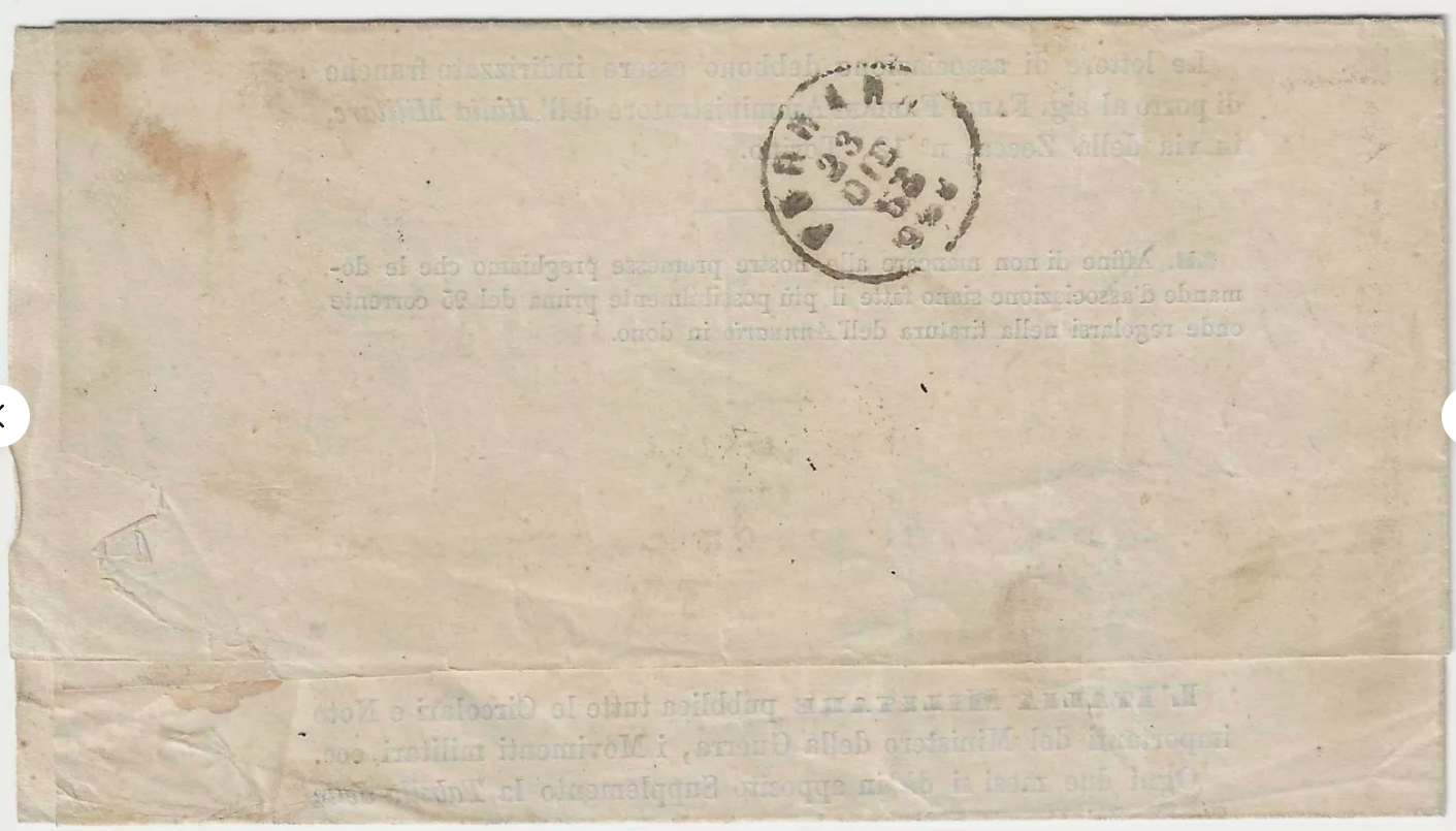 1863 Regno d'Italia - Coppia 1 c. De La Rue primo mese d'uso firmato Sorani