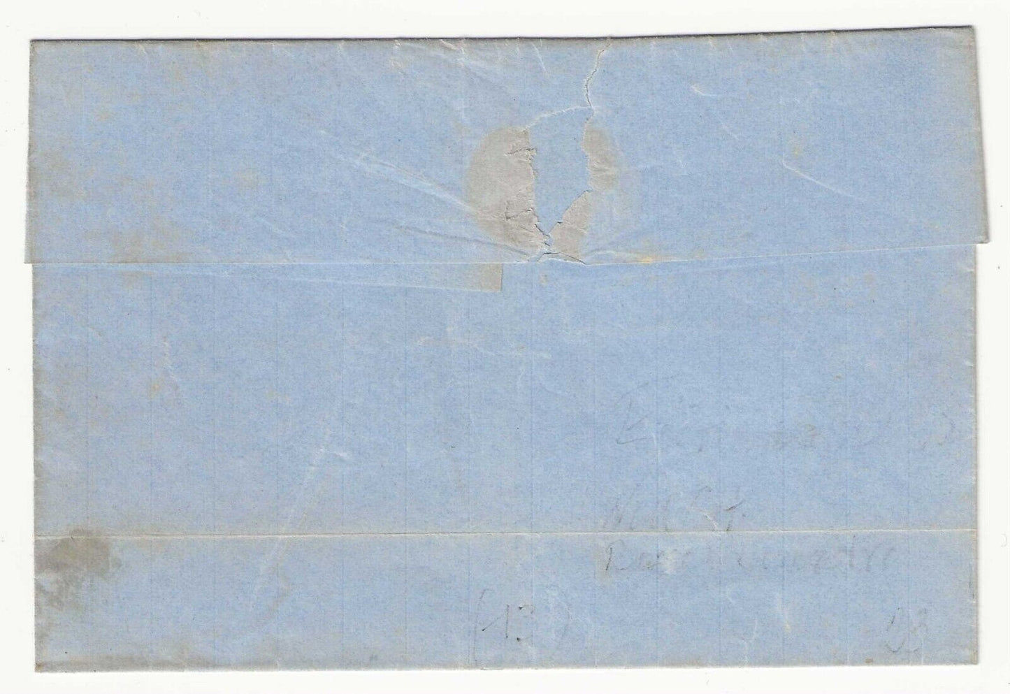 1863 Regno - Lettera con annullo Recoaro stampatello dritto in rosso G. Avanzo