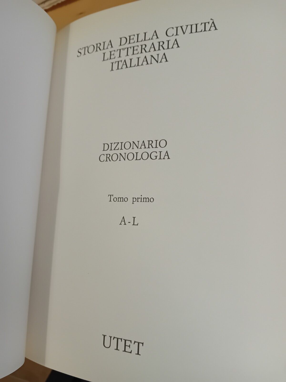 Storia della civiltà letteraria italiana UTET - 11 volumi (opera completa 1999)