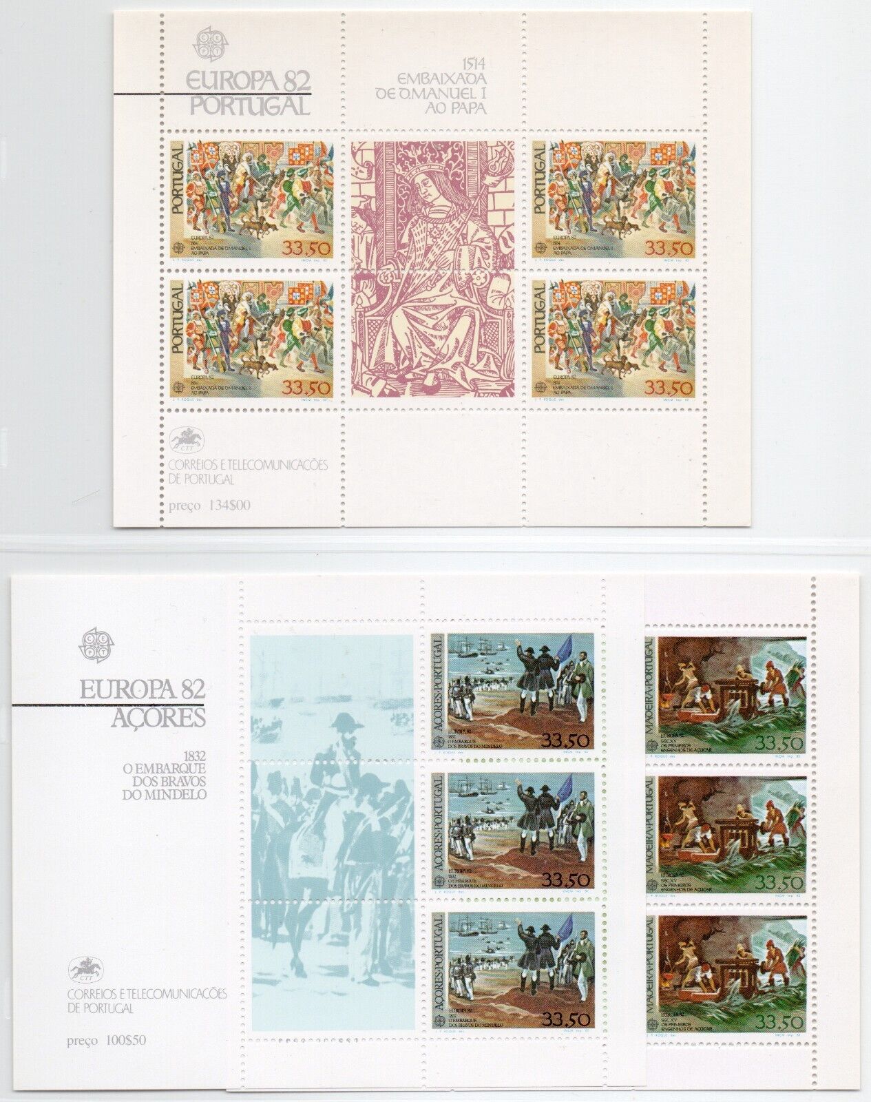 1982 - Europa CEPT (Giro completo) - Avvenimenti storici 16 paesi 28 es. MNH**