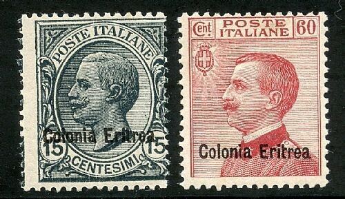 1918 Colonie (Eritrea) - Michetti soprastampati serie completa MH*