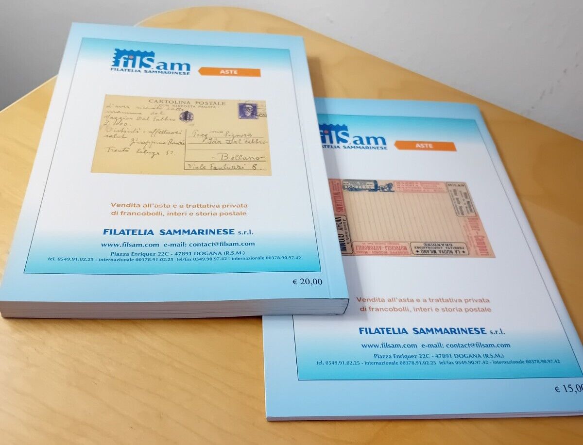 FILAGRANO 2021 Catalogs - Filsam 2021 (Postal Stationery and Advertising)