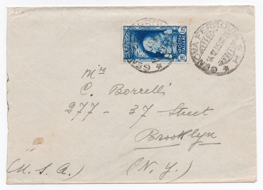 Kingdom - 1.25 L. International Air Show isolated on envelope for New York