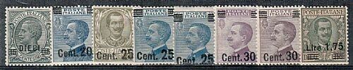 Regno d'Italia - Serie completa soprastampati 1924 MNH**