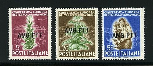 1950 Trieste A (AMG-FTT) - Serie completa Conferenza europea Tabacco MNH**