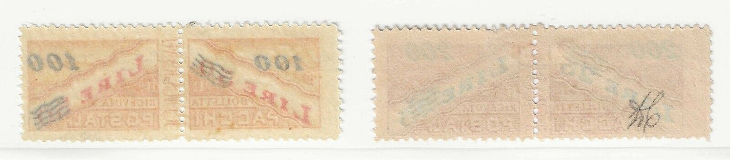 1948-50 San Marino - Pacchi Postali emissione '46, due val. MNH**