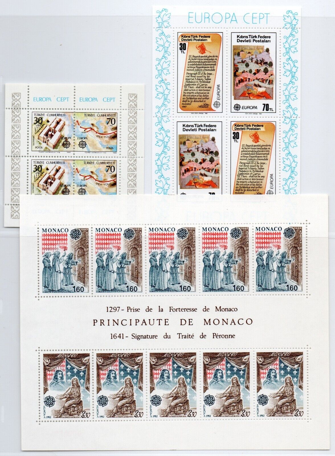 1982 - Europa CEPT (Giro completo) - Avvenimenti storici 16 paesi 28 es. MNH**