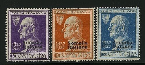 1927 Colonie (Somalia) - Serie completa A. Volta MNH**