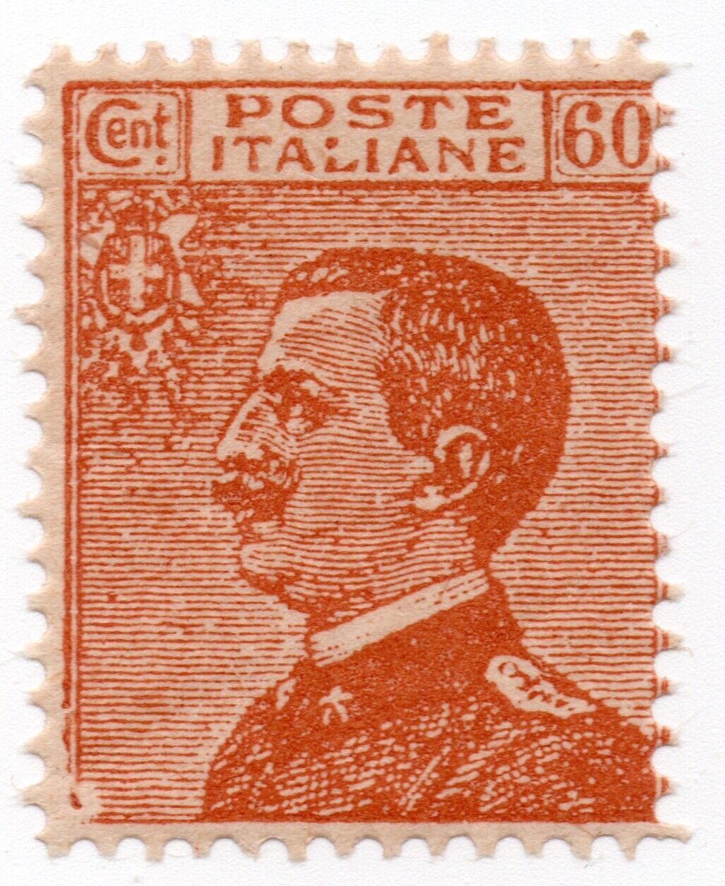 1926 - Regno d'Italia - Effigie V.E. III a sinistra, 60 c. giallo bruno MNH**