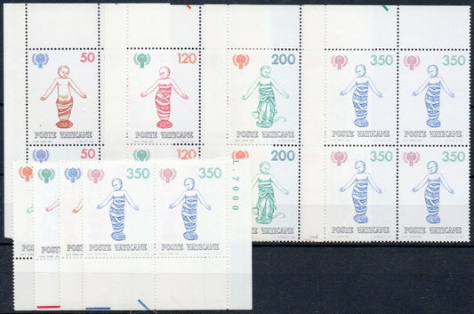 1979 - Cité du Vatican - Année du timbre, série en 8 blocs MNH**