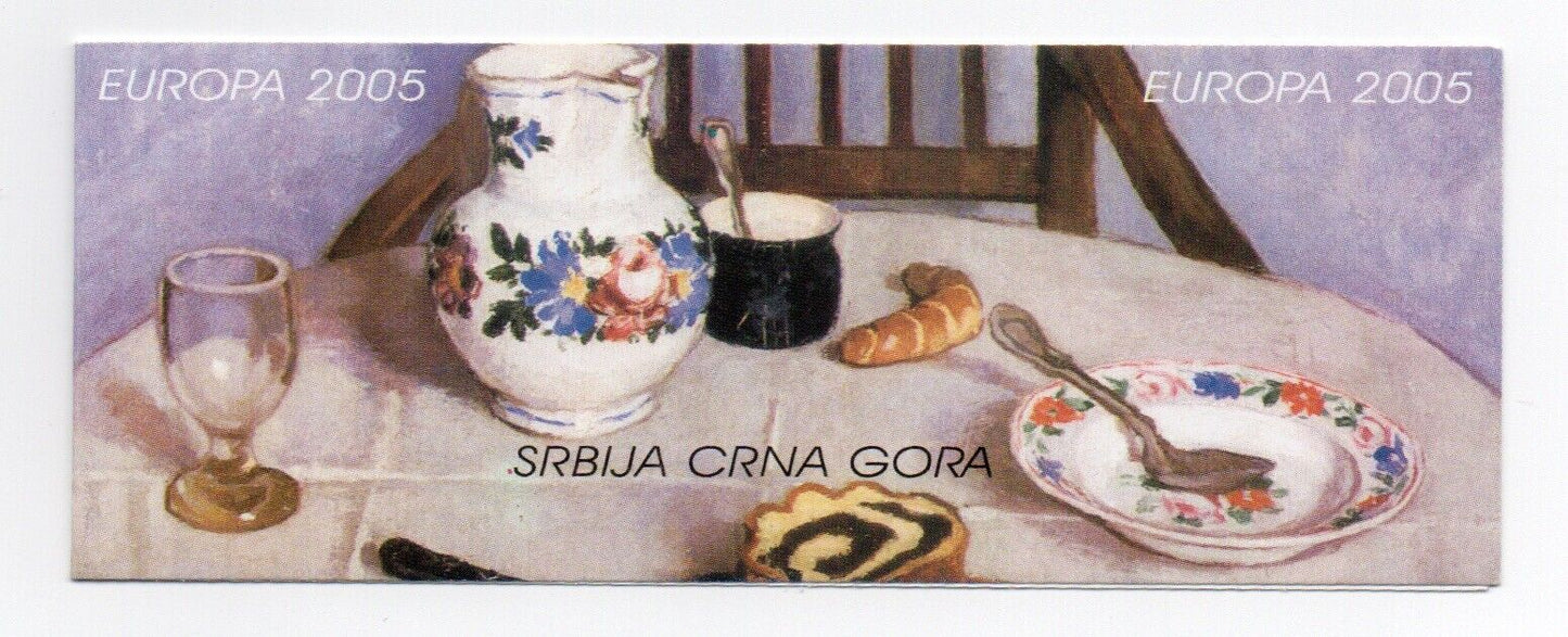 2005 - Europa CEPT (Serbia Montenegro) - Gastronomia, libretto MNH**