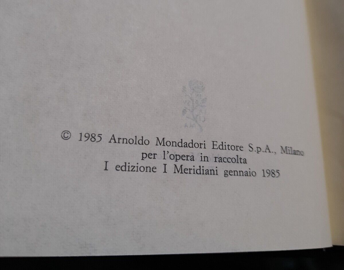 James ROMANZI BREVI (I vol) Meridiani 1 Ed. 1985