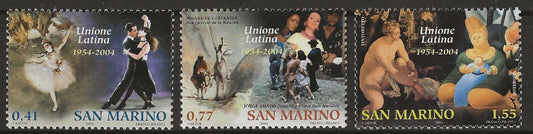 2004 Saint-Marin - Union latine ensemble complet de 3 valeurs MNH**