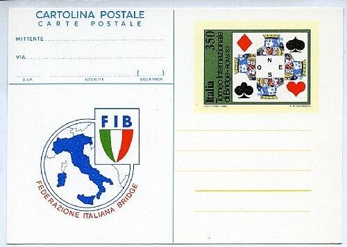 1983 Repubblica - Cartolina postale 350 L. Bridge nuova