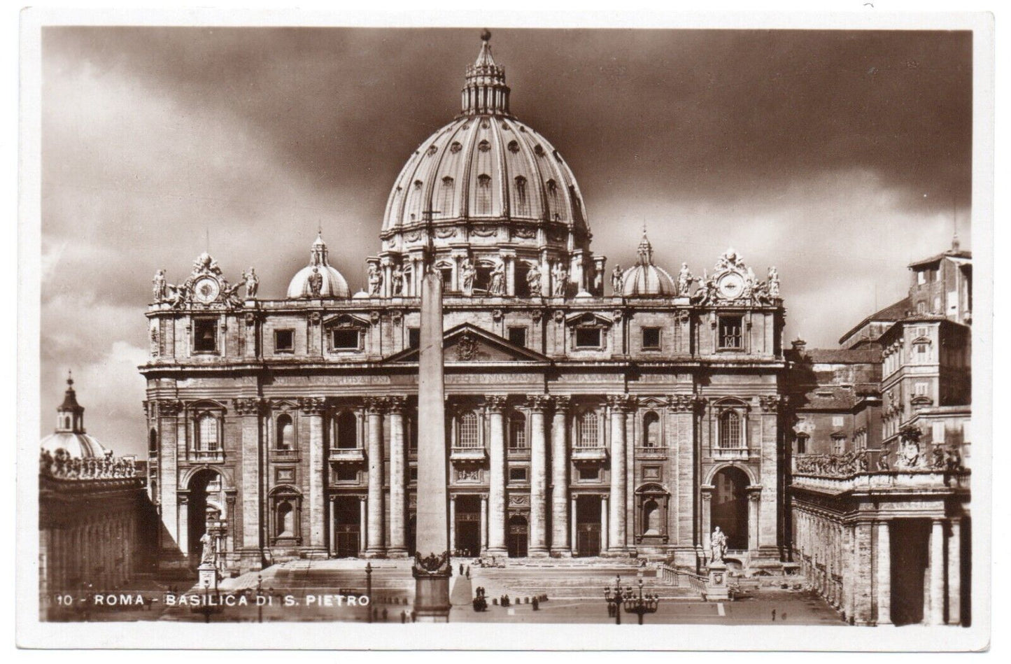 Vaticano - 75 c. Stampa Cattolica 1936 isolato su cartolina per Vienna 17.5.1937