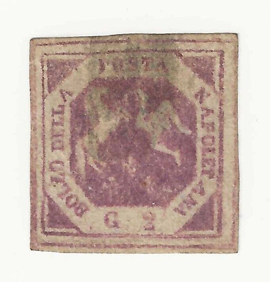 1859 Antichi Stati (Napoli) - 2 grana FALSO usato