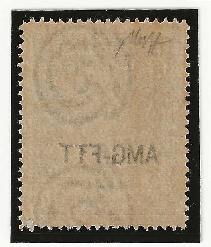 1949 Trieste A (AMG-FTT) - 55 L. Volta decalco della soprastampa Caffaz MNH**