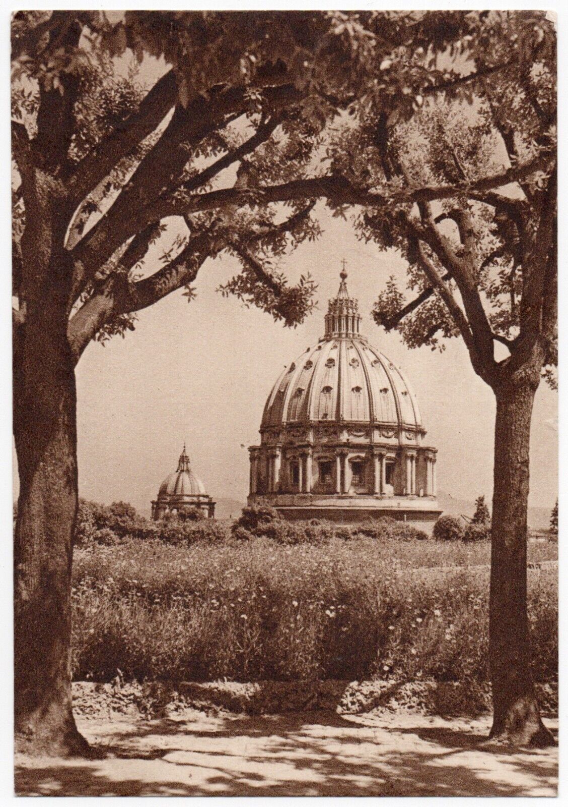 Vaticano - 75 c. Congresso Archeologia 1938 isolato su cartolina per la Svizzera