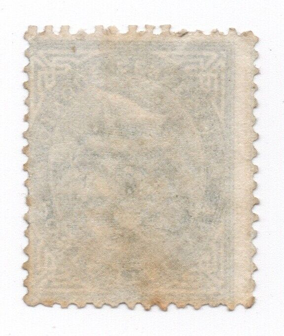 1863 - Regno d'Italia - De La Rue 5 c. verde grigio