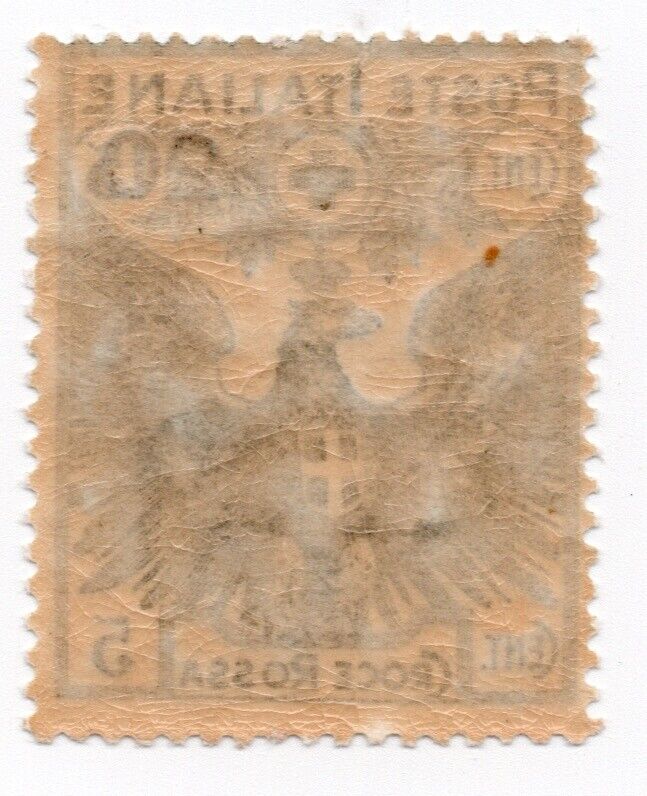 1915 - Regno d'Italia - Pro Croce Rossa italiana - 20 su 15 c. nero MNH