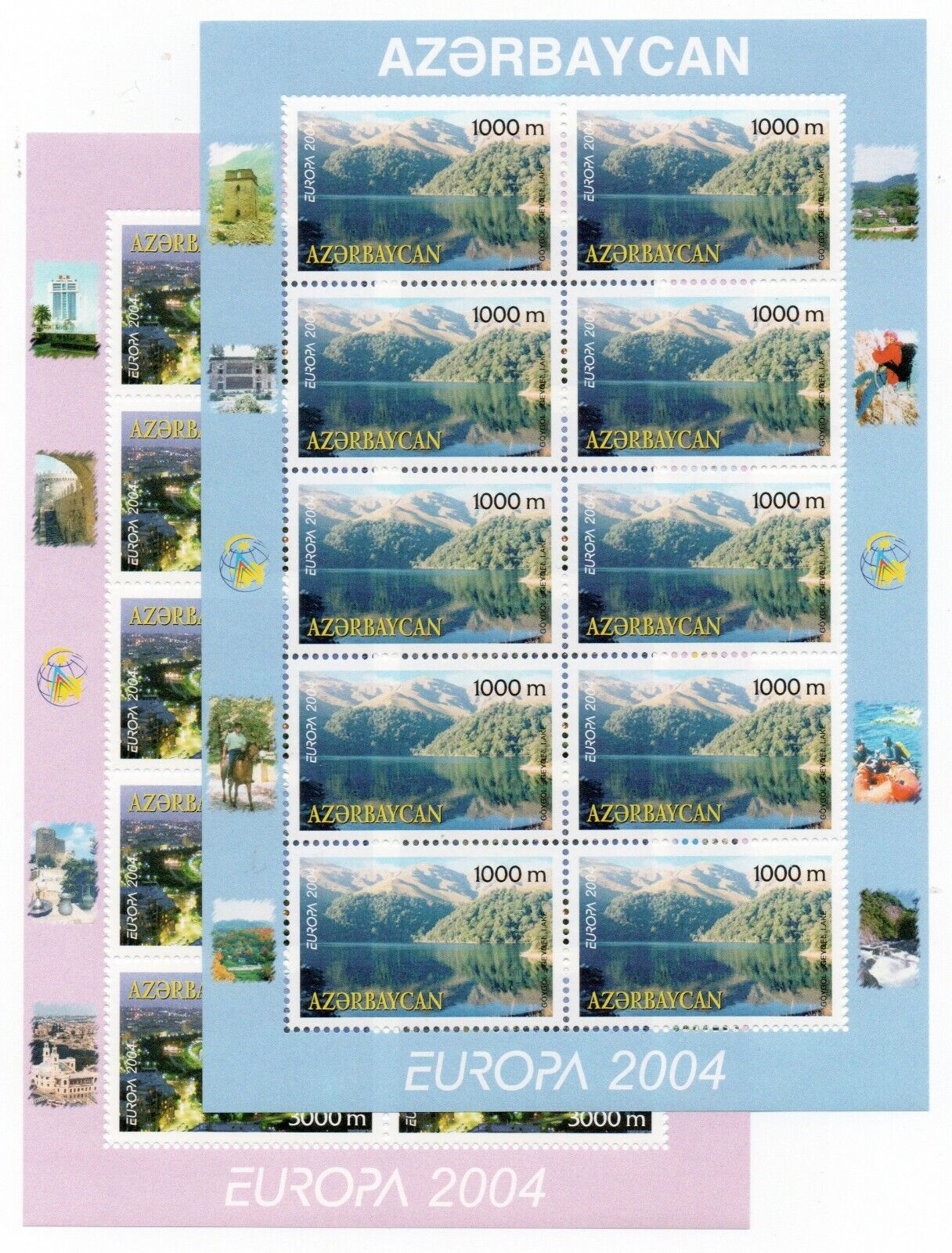 2004 - Europa CEPT (Azerbaigian) - Le Vacanze, 2 minifogli MNH**