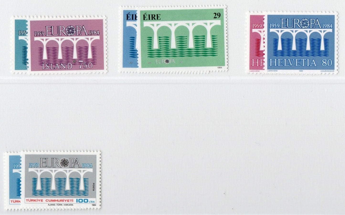 1984 - Europa CEPT (ANNO COMPLETO) - 35 paesi, 69 valori MNH**