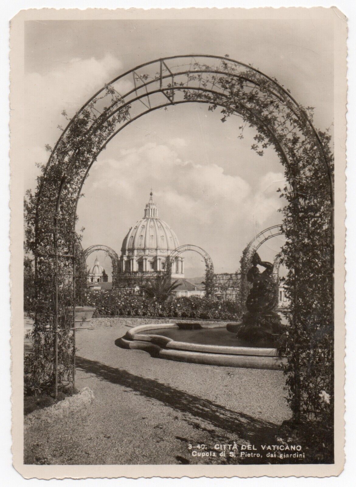 Vaticano - Cartolina con 5 L. e 15 L. Posta Aerea 1947 per la Svizzera