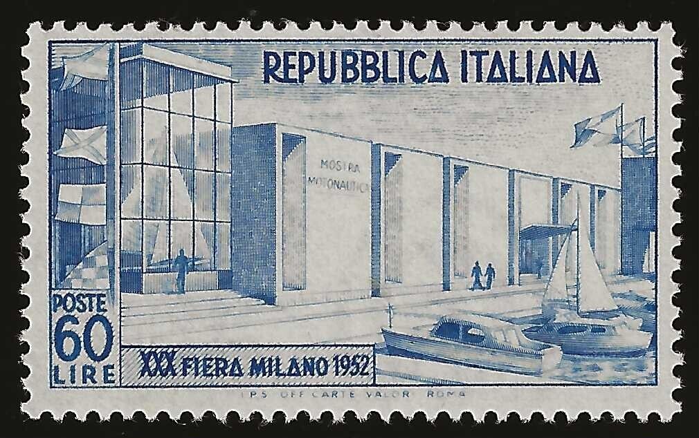 1952 Repubblica italiana - XXX Fiera di Milano 60 L. MH*