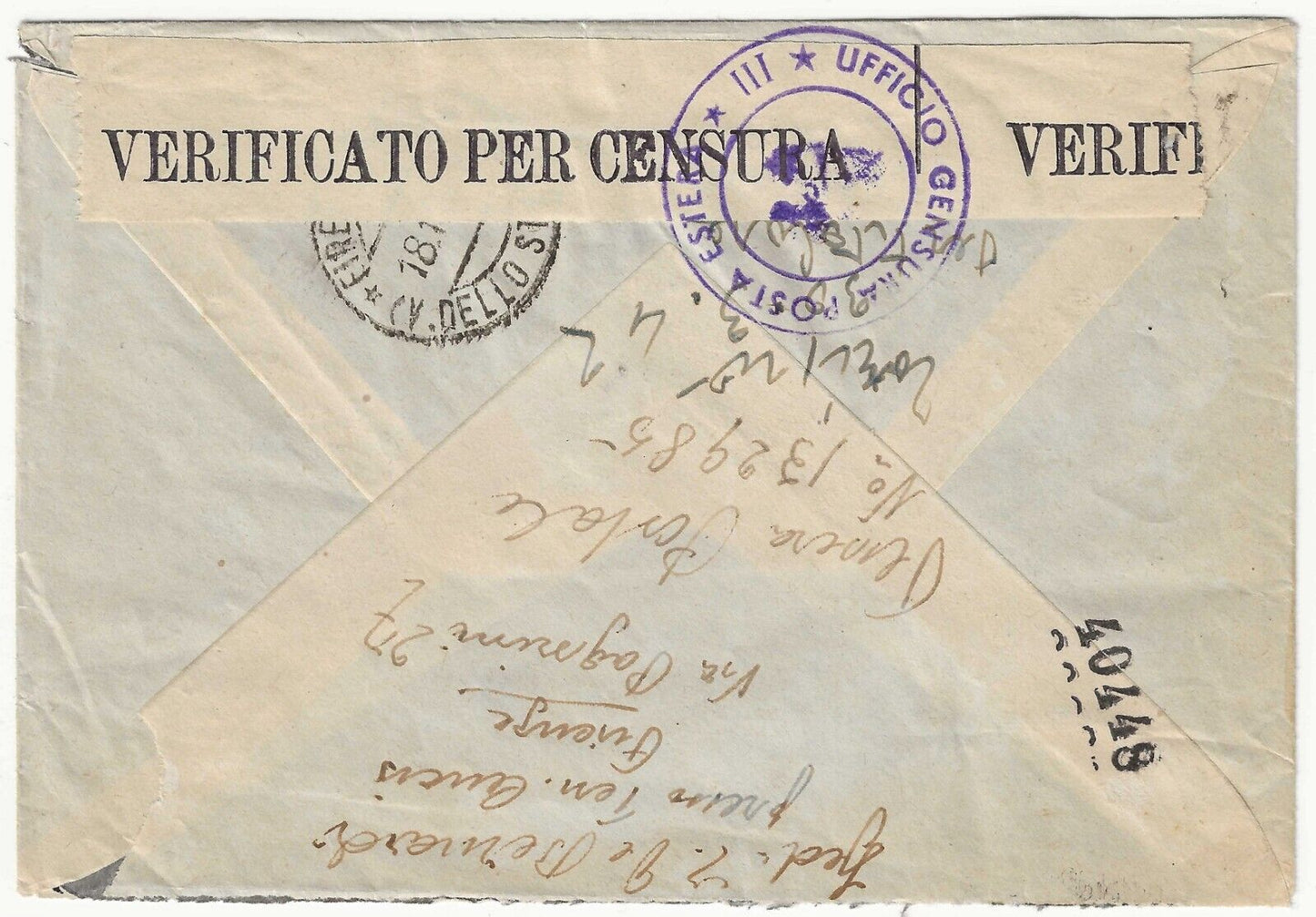 Kingdom - 1.25 L. blue death Galileo Galilei isolated on envelope for Switzerland