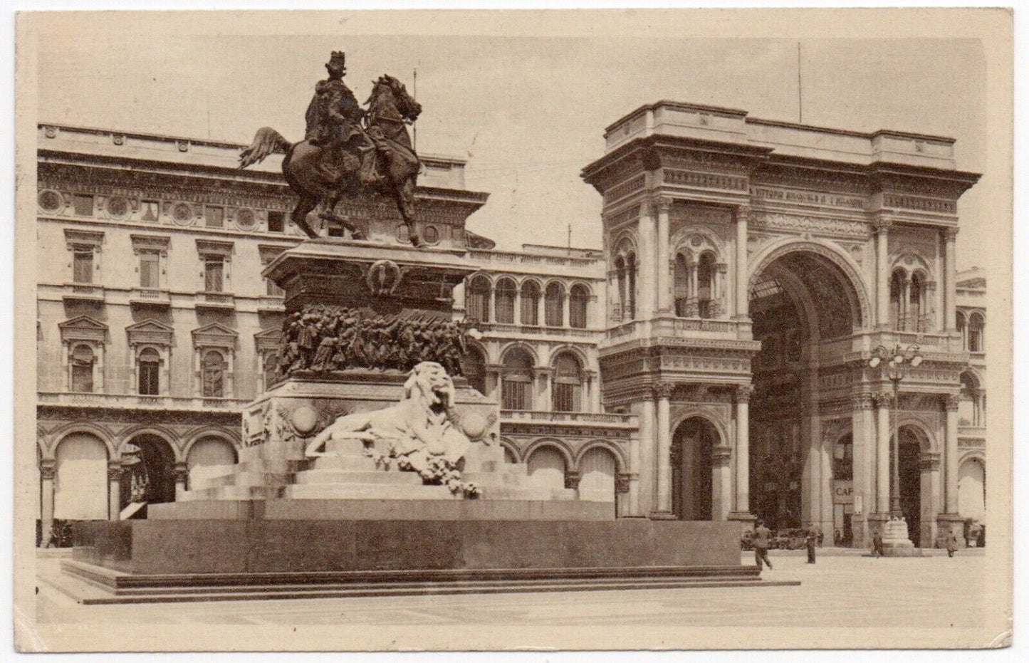 Vatican - 1.25 + 25 c. Holy Year 1933 isolated on postcard for Switzerland