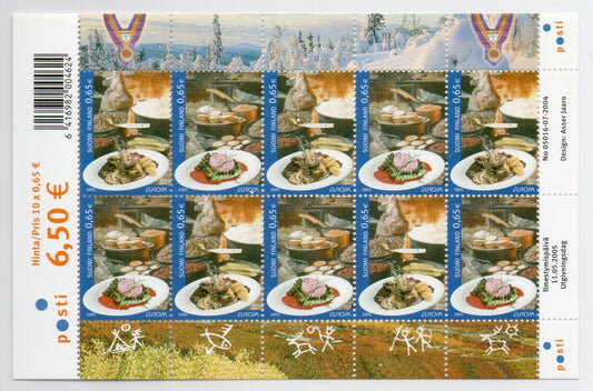 2005 - Europa CEPT (Finlandia) - Gastronomia, minifoglio di 10 MNH**