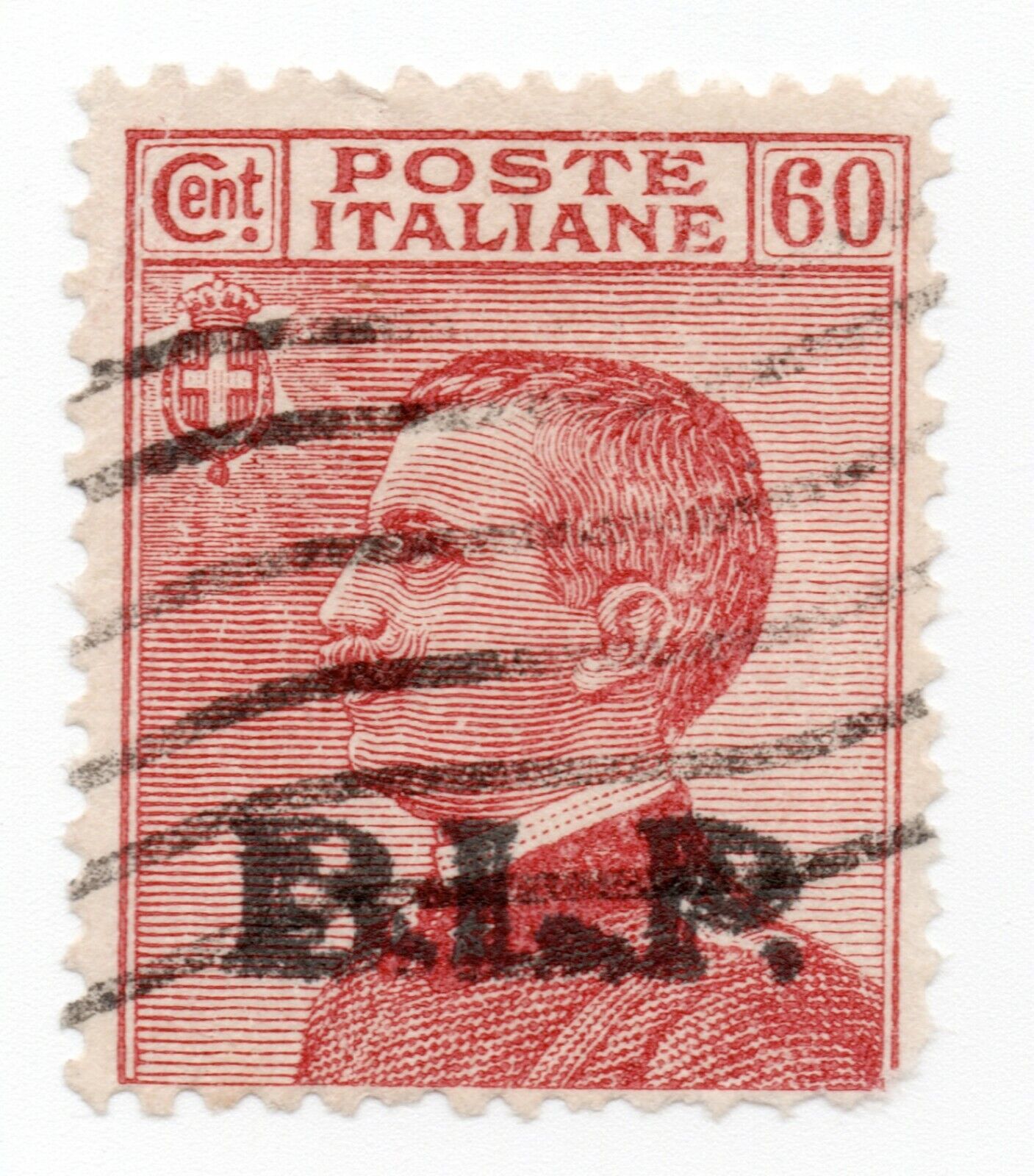 1922 - Regno d'Italia - BLP II tipo, 60 c. carminio usato