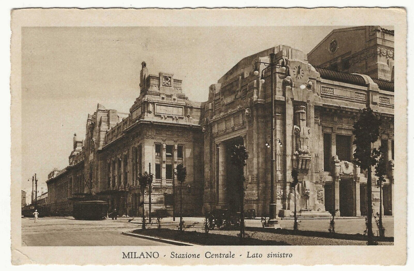 Regno - 20 c. rosso Anno Santo 1933 isolato su cartolina per Ala (Trento)