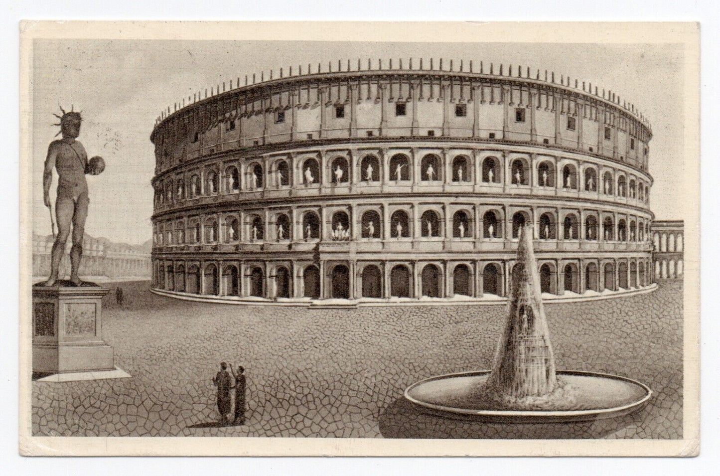 Vaticano - Storia Postale, 25 + 10 c. Anno Santo isolato su cartolina 26.3.33