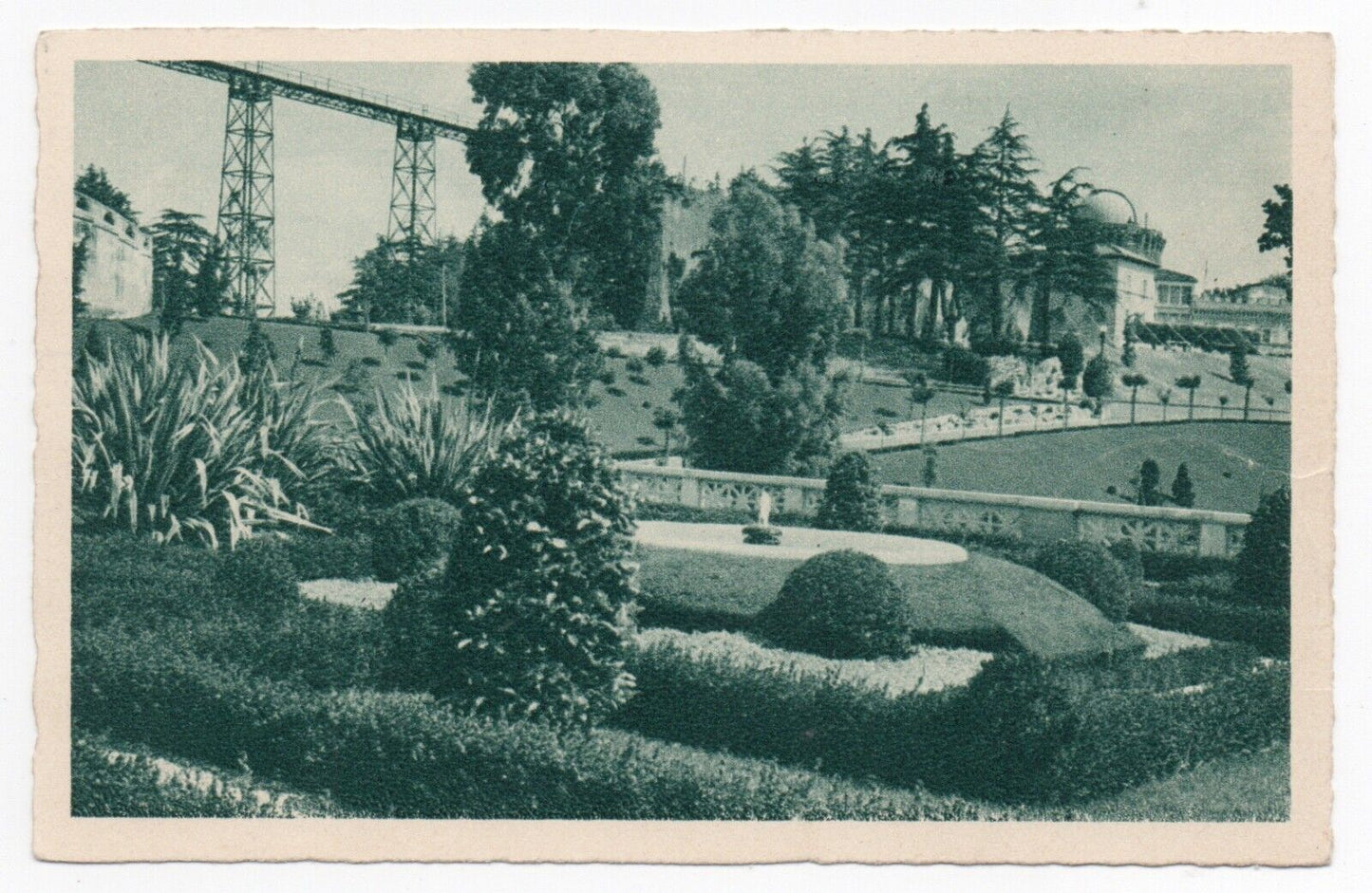 Vaticano - 2,50 L. espresso serie "Giardini" 1933 su raccomandata per la Francia