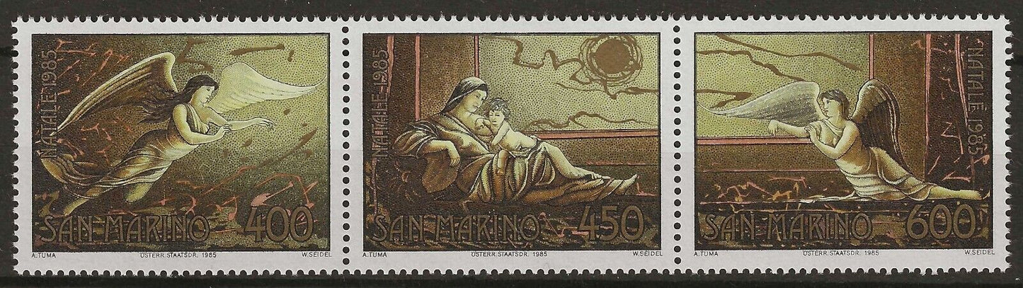 1985 San Marino - Natale in trittico MNH**