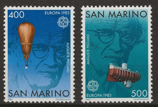 1983 Saint-Marin - Europe unie, œuvres du génie humain 2 valeurs MNH**